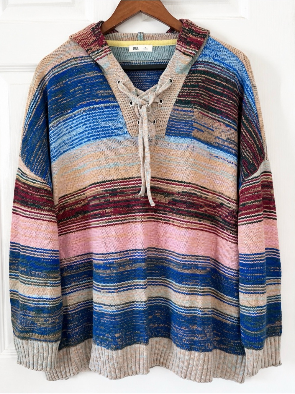 OVLA Multicolor Sweater Hoodie Size 3X